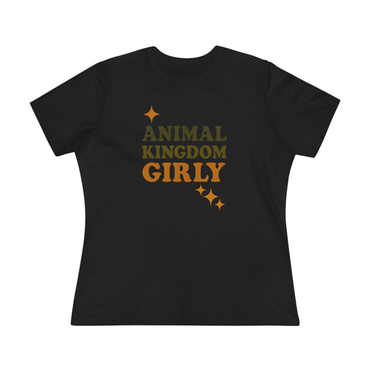 Nature's Girly Women's Cotton Tee, Cute T-Shirt, Nature Lover Shirt, Gift for Wildlife Enthusiasts, Casual Outfit