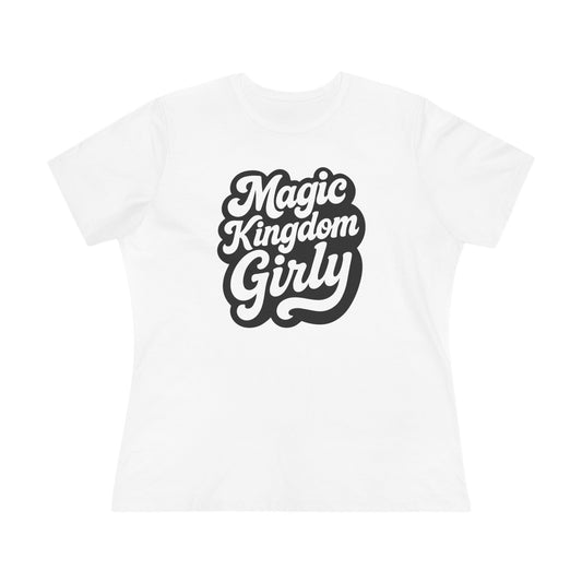 Main Street Girly Tee, Women's Cotton T-Shirt, Cute Theme Park Shirt, Casual Apparel, Gift for Her, Magical Top