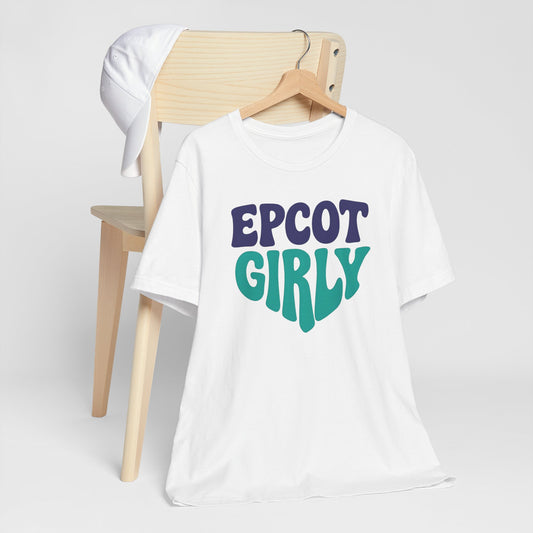 Around the World Girly T-Shirt, Fun Vacation Tee, Theme Park Inspired Apparel, Gift for Travelers, Unisex Graphic Tee, Casual Everyday Wear