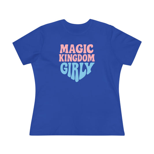 Main Street Girly Women's Cotton Tee, Theme Park Tee, Cute Summer Top, Retro Graphic Shirt, Gifts for Her, Fantasy Apparel
