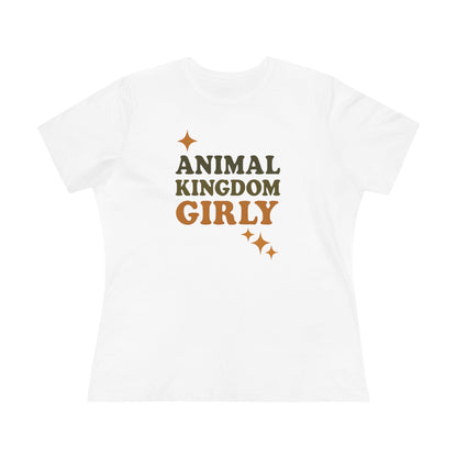 Nature's Girly Women's Cotton Tee, Cute T-Shirt, Nature Lover Shirt, Gift for Wildlife Enthusiasts, Casual Outfit