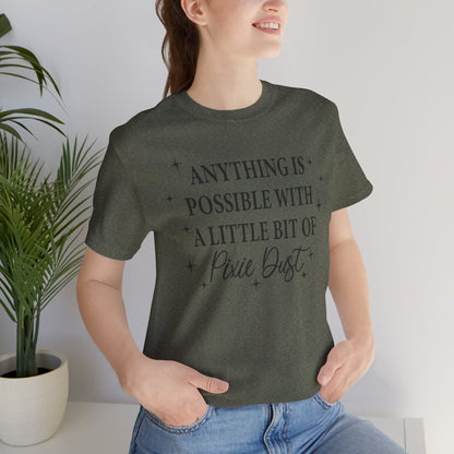 Magical Inspiration Tee, Unisex Shirt for Dreamers, Perfect Gift for Birthdays, Fairy Theme Tee, Positive Quote Apparel