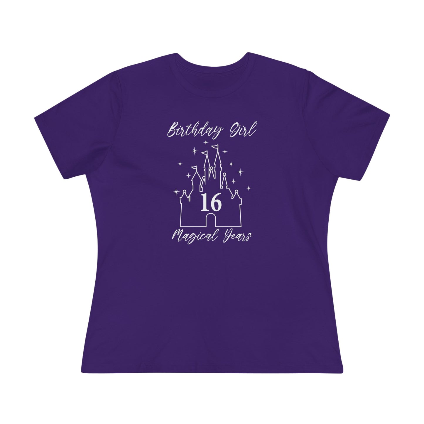Magical 16th Birthday Girl Tee | Fun Cotton Shirt for Celebrations, Birthday Gift, Party Outfit, Casual Wear, Castle Lover Tee