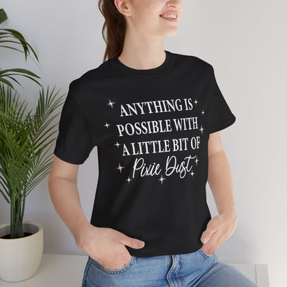 Magical Inspiration Tee, Unisex Shirt for Dreamers, Perfect Gift for Birthdays, Fairy Theme Tee, Positive Quote Apparel