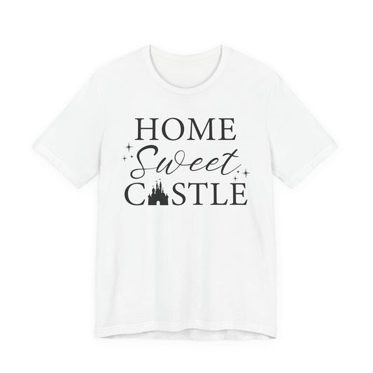 Home Sweet Castle Tee | Unisex Jersey T-Shirt, Cozy Gift for Theme Park Lovers, Housewarming Gift, Casual Wear