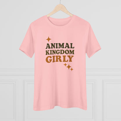Nature's Girly Women's Cotton Tee, Cute T-Shirt, Nature Lover Shirt, Gift for Wildlife Enthusiasts, Casual Outfit