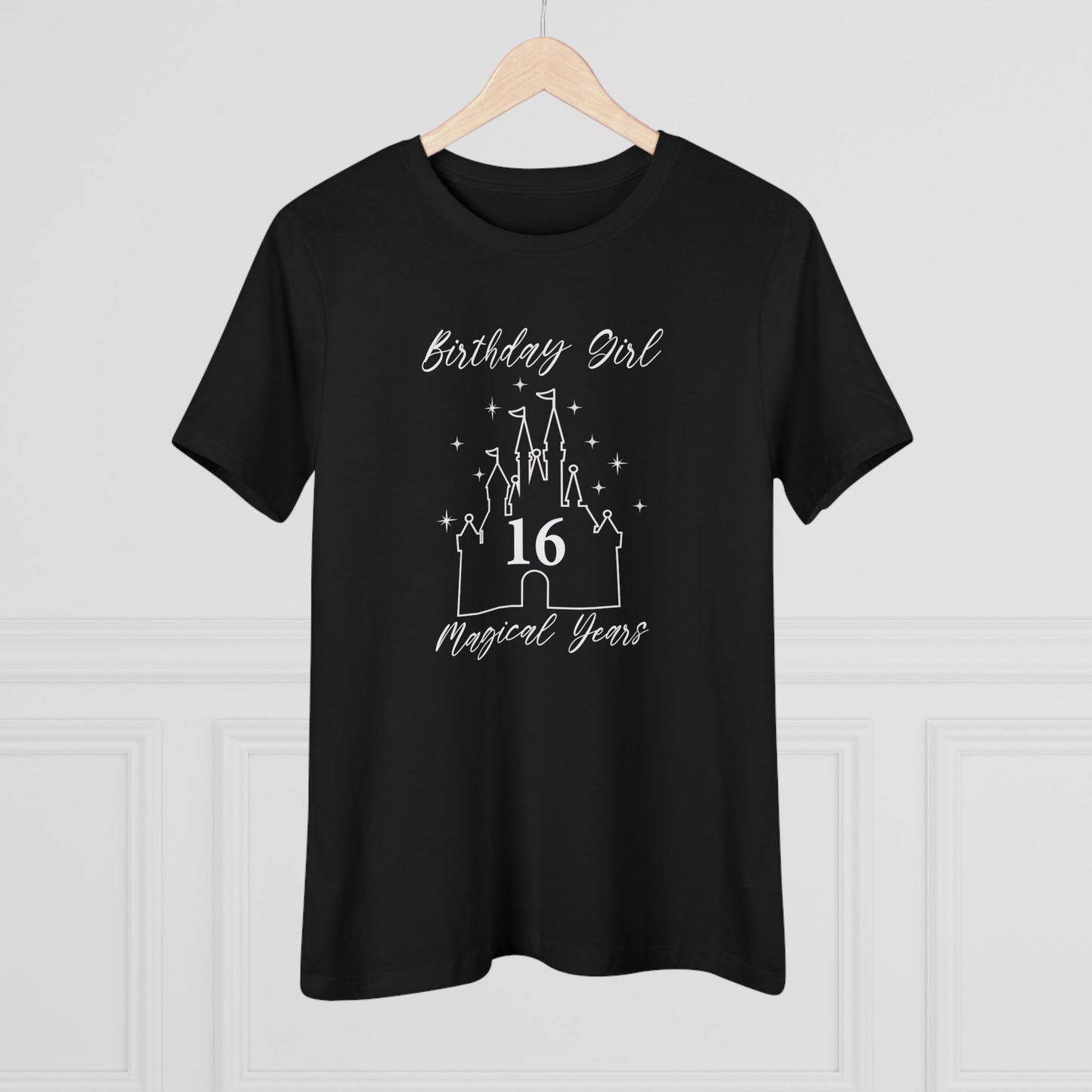 Magical 16th Birthday Girl Tee | Fun Cotton Shirt for Celebrations, Birthday Gift, Party Outfit, Casual Wear, Castle Lover Tee