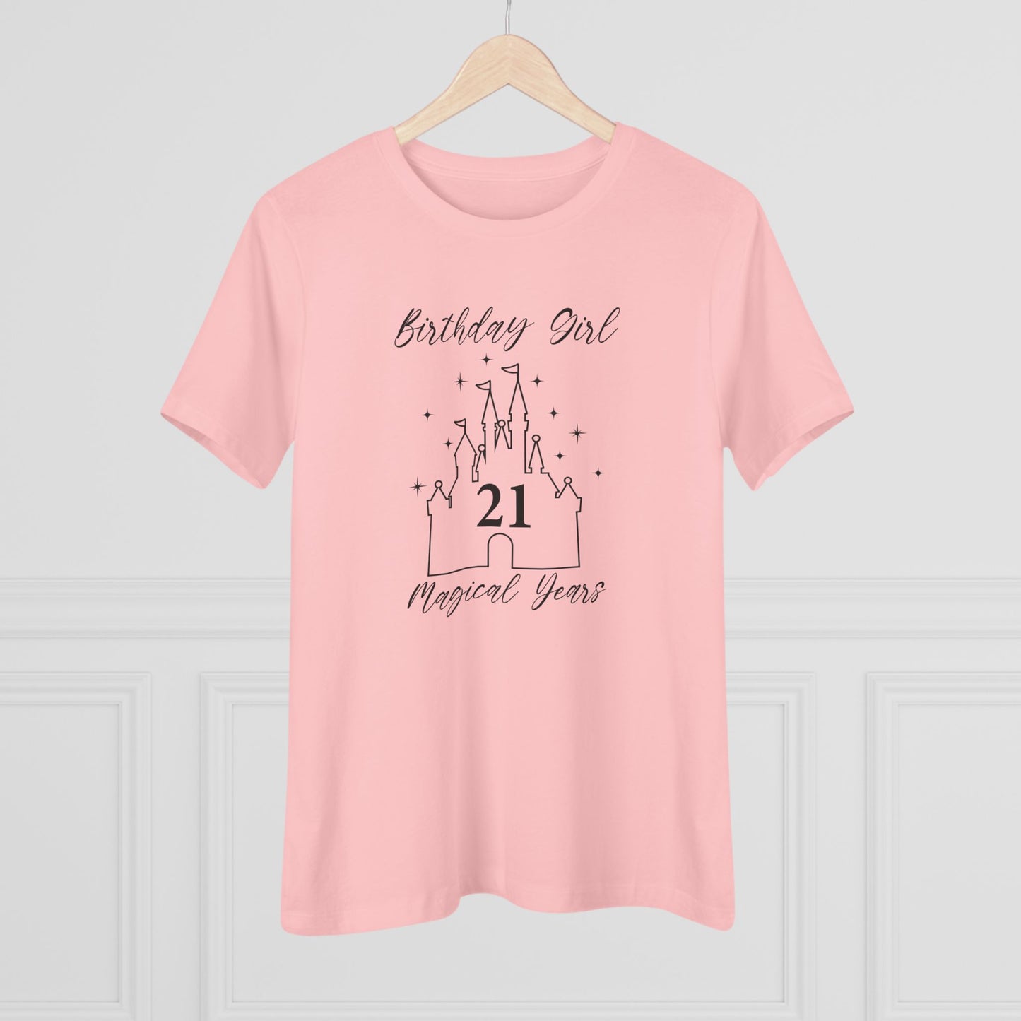 Magical 21st Birthday Girl Tee | Fun Cotton Shirt for Celebrations, Castle Lover Tee, Birthday Gift, Party Outfit, Casual Wear, Gift for Her