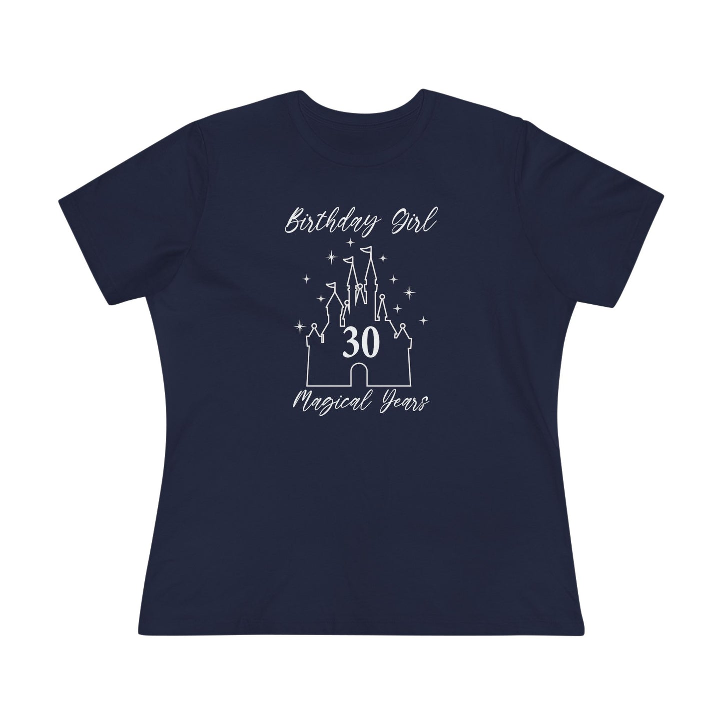 Magical 30th Birthday Girl Tee | Fun Cotton Shirt for Celebrations, Castle Lover Tee, Birthday Gift, Party Outfit, Casual Wear, Gift for Her
