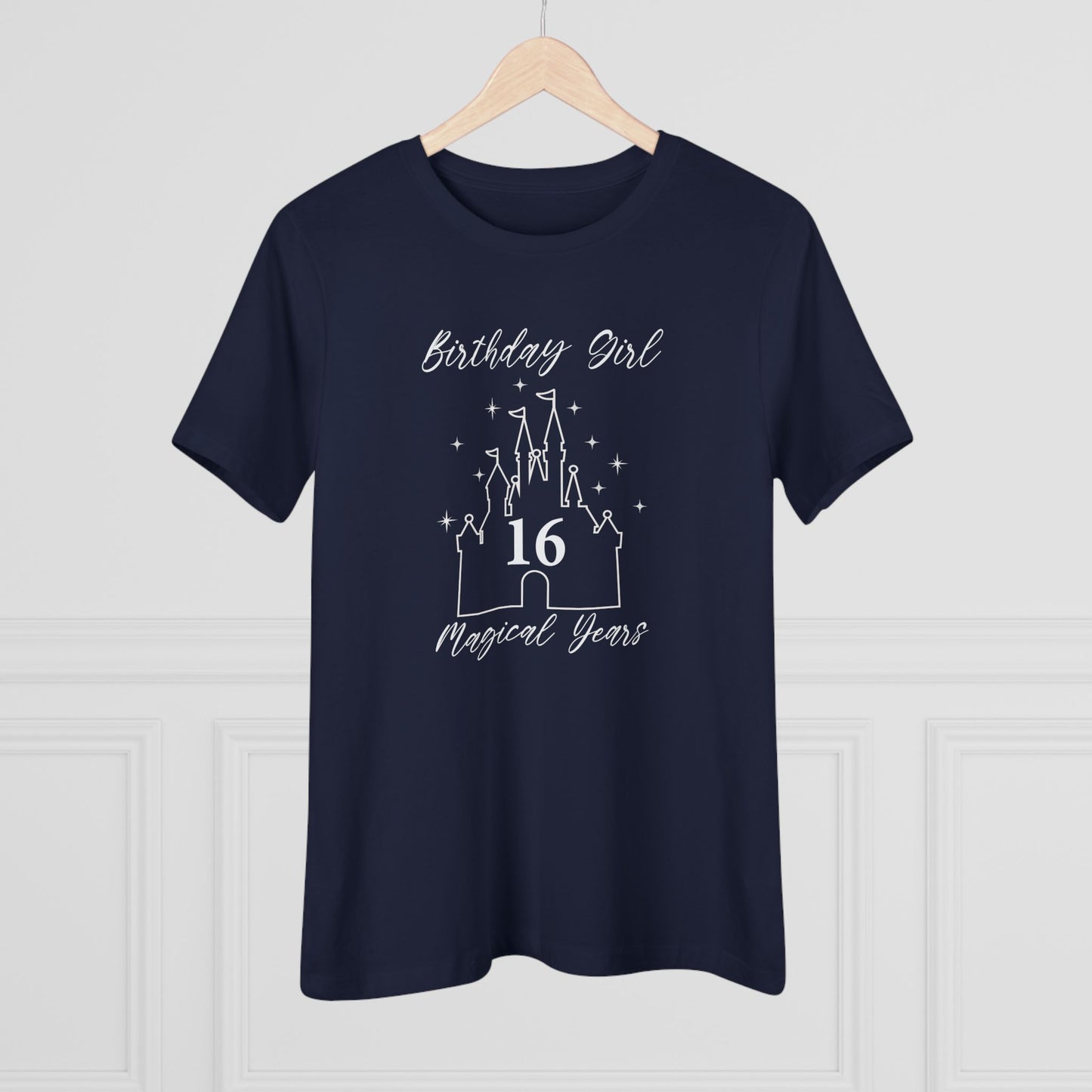 Magical 16th Birthday Girl Tee | Fun Cotton Shirt for Celebrations, Birthday Gift, Party Outfit, Casual Wear, Castle Lover Tee