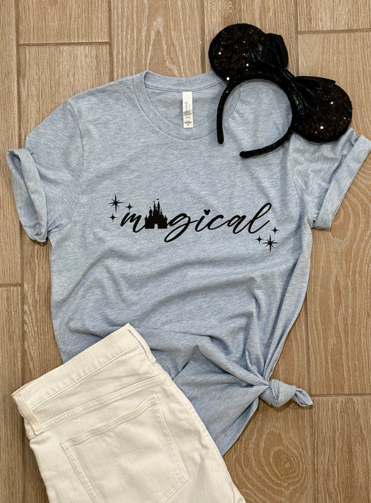 Magical Castle Unisex Tee | Soft Cotton Shirt for Dreamers | Perfect for Gifts, Casual Wear, Festivals, and Everyday Adventures
