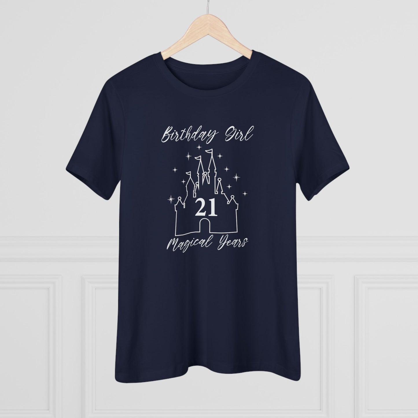 Magical 21st Birthday Girl Tee | Fun Cotton Shirt for Celebrations, Castle Lover Tee, Birthday Gift, Party Outfit, Casual Wear, Gift for Her