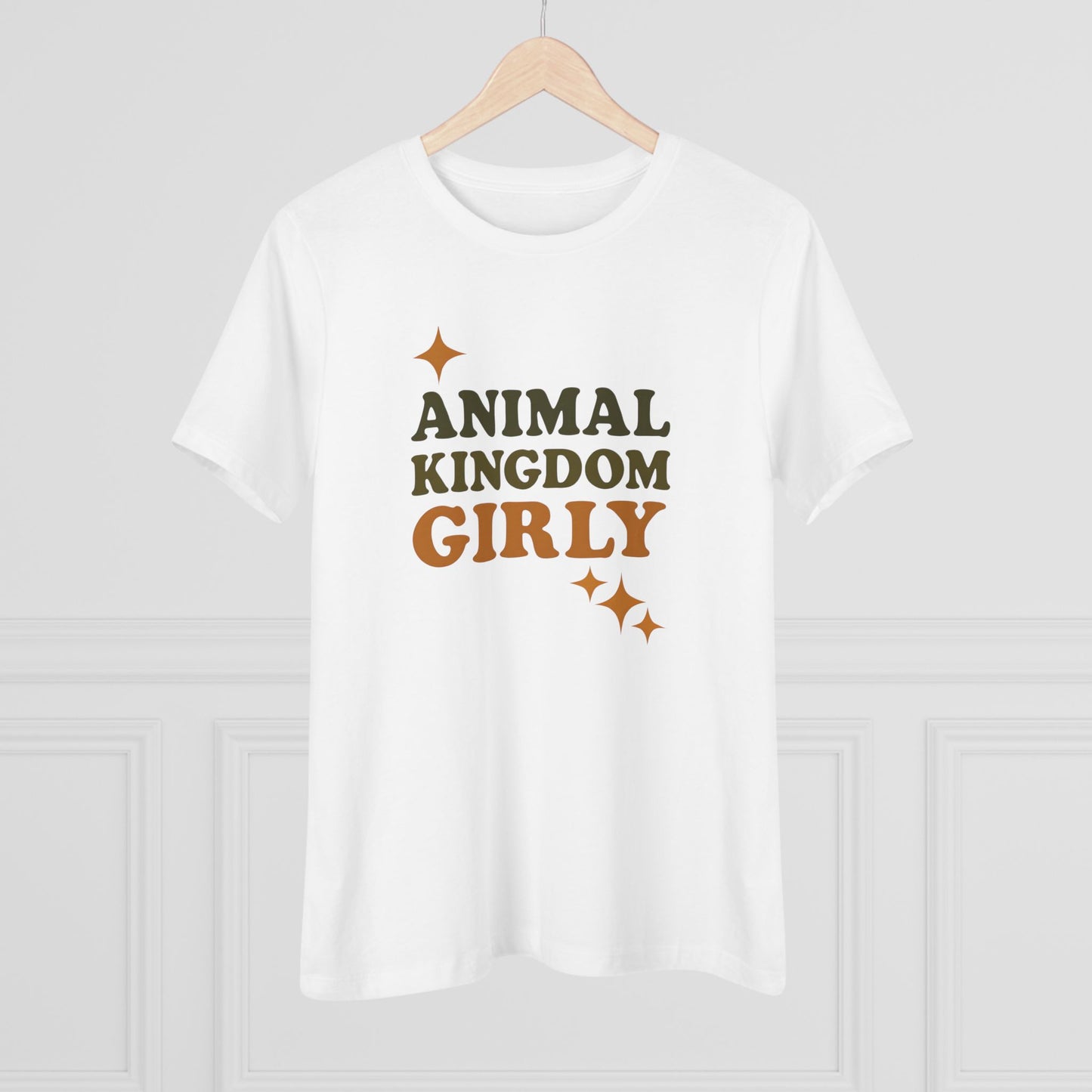 Nature's Girly Women's Cotton Tee, Cute T-Shirt, Nature Lover Shirt, Gift for Wildlife Enthusiasts, Casual Outfit