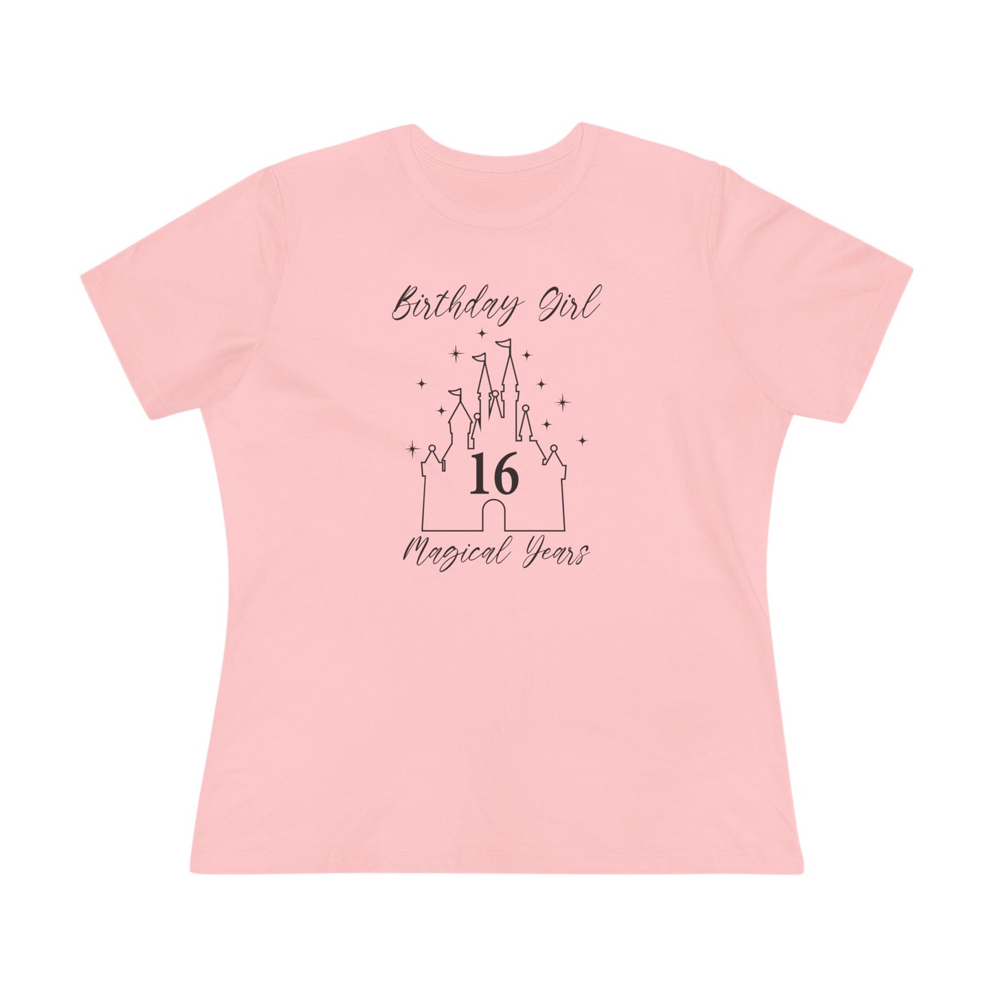 Magical 16th Birthday Girl Tee | Fun Cotton Shirt for Celebrations, Birthday Gift, Party Outfit, Casual Wear, Castle Lover Tee