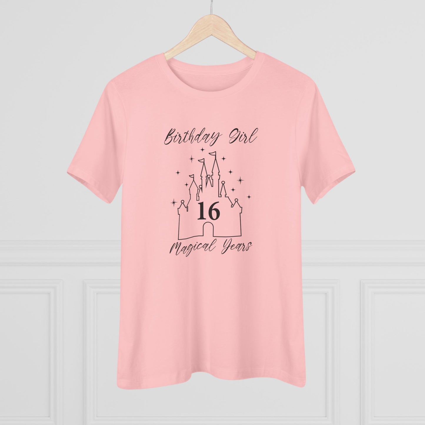 Magical 16th Birthday Girl Tee | Fun Cotton Shirt for Celebrations, Birthday Gift, Party Outfit, Casual Wear, Castle Lover Tee