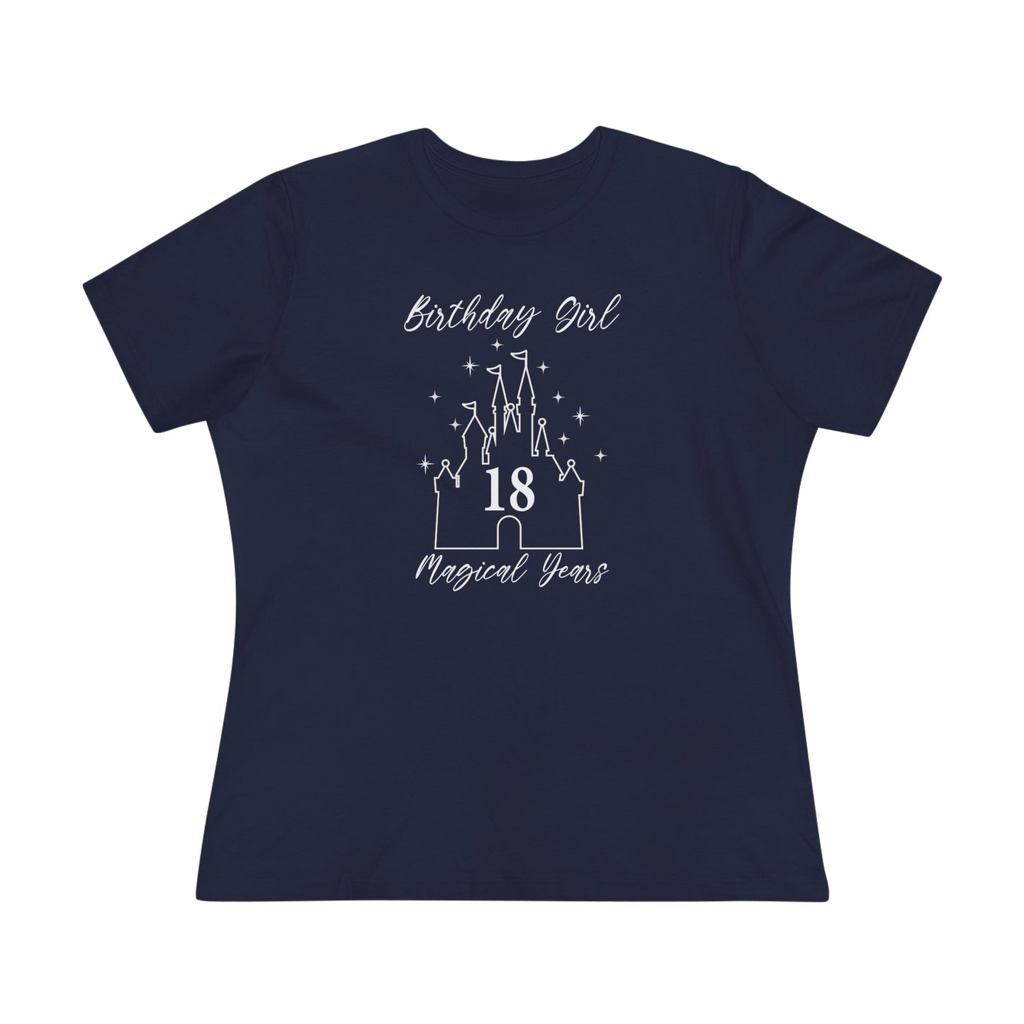 Magical 18th Birthday Girl Tee | Fun Cotton Shirt for Celebrations, Castle Lover Tee, Birthday Gift, Party Outfit, Casual Wear, Gift for Her