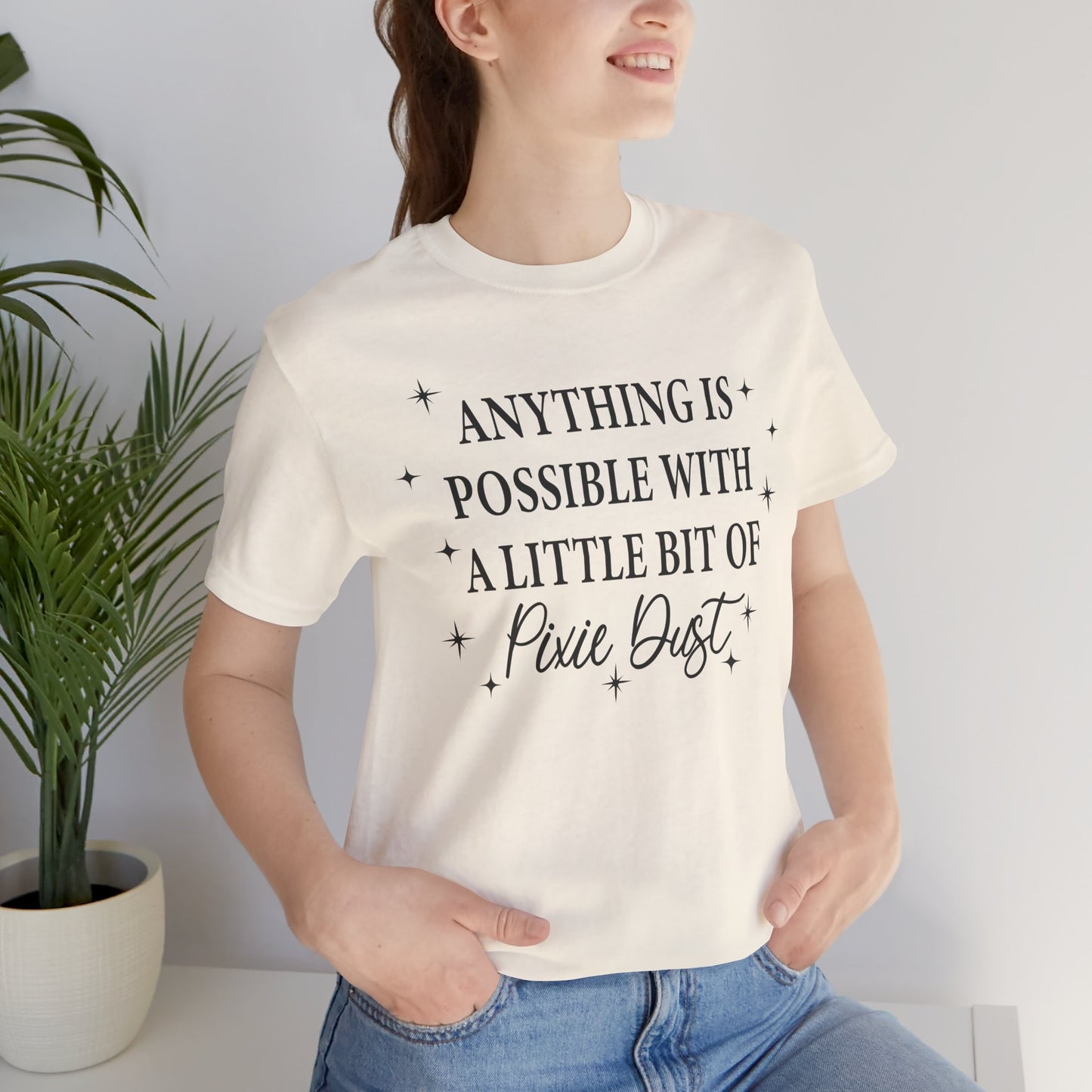 Magical Inspiration Tee, Unisex Shirt for Dreamers, Perfect Gift for Birthdays, Fairy Theme Tee, Positive Quote Apparel