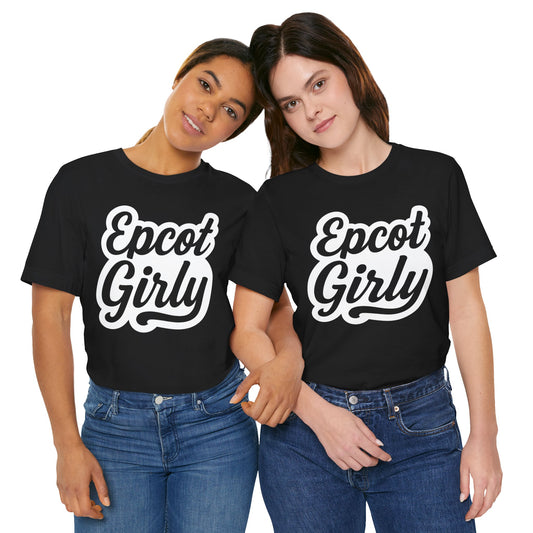 Around the World Girly Unisex Jersey Tee - Perfect for Theme Park Lovers, Casual Wear, Gift for Friends, Travel Shirt, Fun Day Out