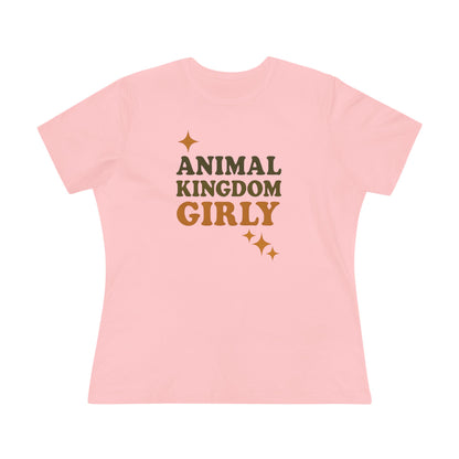 Nature's Girly Women's Cotton Tee, Cute T-Shirt, Nature Lover Shirt, Gift for Wildlife Enthusiasts, Casual Outfit