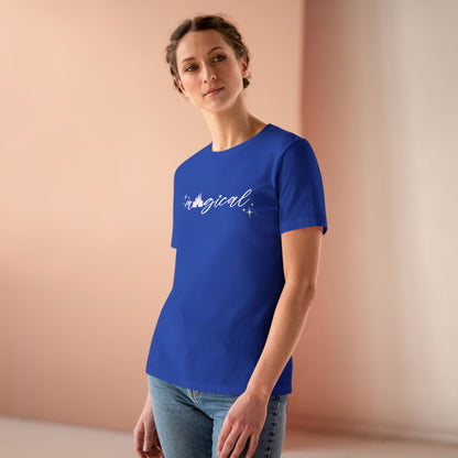 Magical Castle Women's Cotton Tee - Enchanting, Comfortable Top, Gift for Her, Casual Wear, Cute Graphic Shirt, Everyday Style