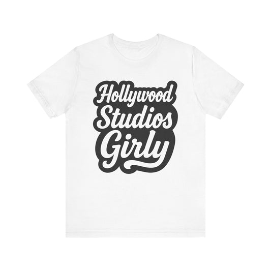 Hollywood Girly Tee - Unisex Jersey Short Sleeve T-Shirt, Casual Fashion, Gift for Film Lovers, Movie Night Apparel, Summer Style