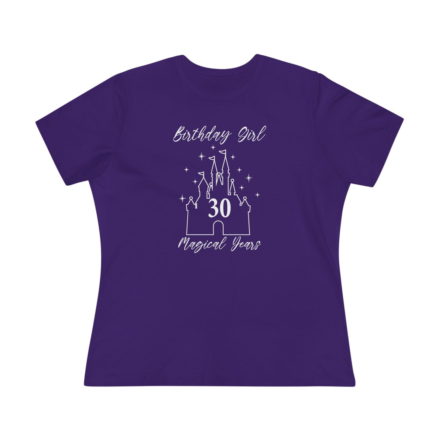 Magical 30th Birthday Girl Tee | Fun Cotton Shirt for Celebrations, Castle Lover Tee, Birthday Gift, Party Outfit, Casual Wear, Gift for Her