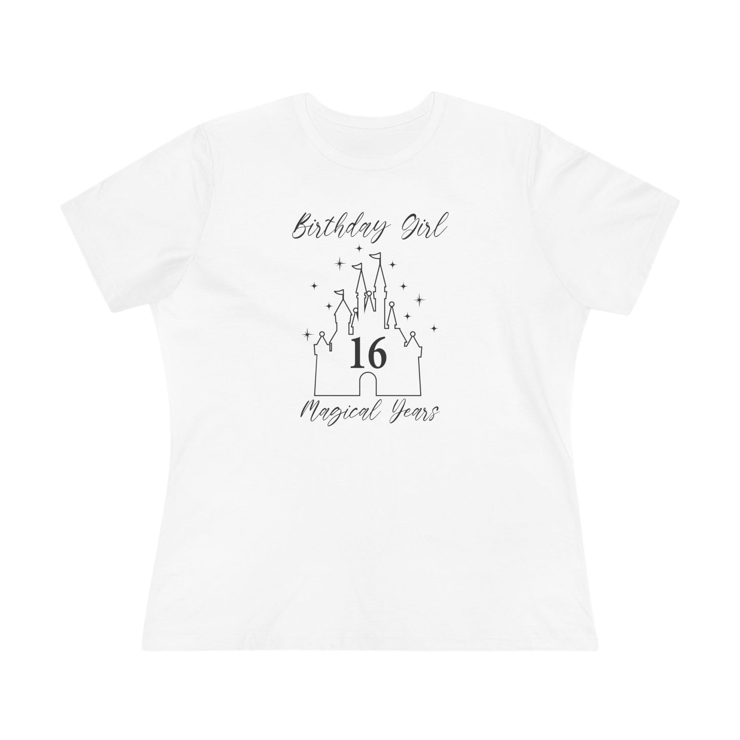 Magical 16th Birthday Girl Tee | Fun Cotton Shirt for Celebrations, Birthday Gift, Party Outfit, Casual Wear, Castle Lover Tee