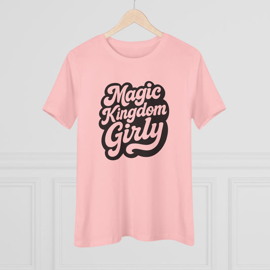 Main Street Girly Tee, Women's Cotton T-Shirt, Cute Theme Park Shirt, Casual Apparel, Gift for Her, Magical Top