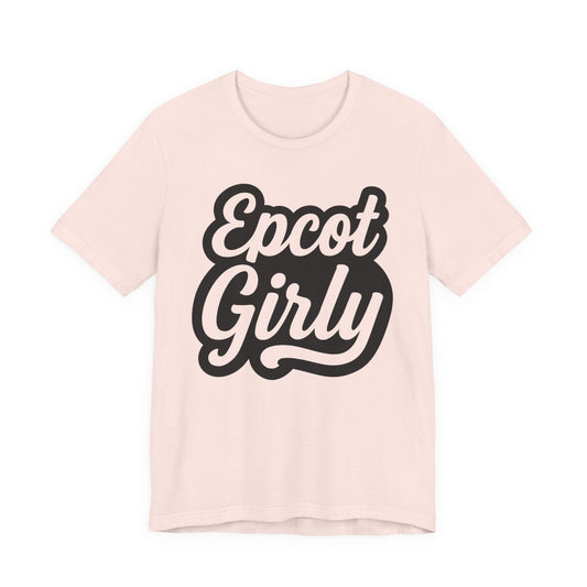 Around the World Girly Unisex Jersey Tee - Perfect for Theme Park Lovers, Casual Wear, Gift for Friends, Travel Shirt, Fun Day Out