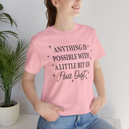 Magical Inspiration Tee, Unisex Shirt for Dreamers, Perfect Gift for Birthdays, Fairy Theme Tee, Positive Quote Apparel