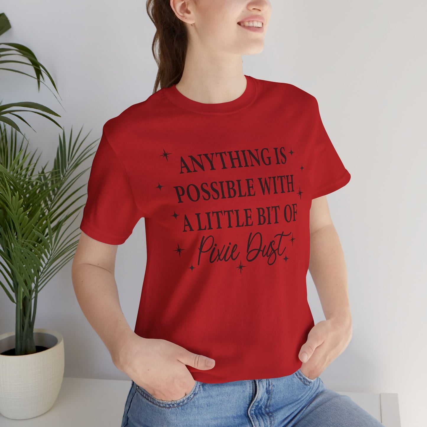 Magical Inspiration Tee, Unisex Shirt for Dreamers, Perfect Gift for Birthdays, Fairy Theme Tee, Positive Quote Apparel