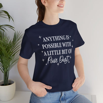 Magical Inspiration Tee, Unisex Shirt for Dreamers, Perfect Gift for Birthdays, Fairy Theme Tee, Positive Quote Apparel