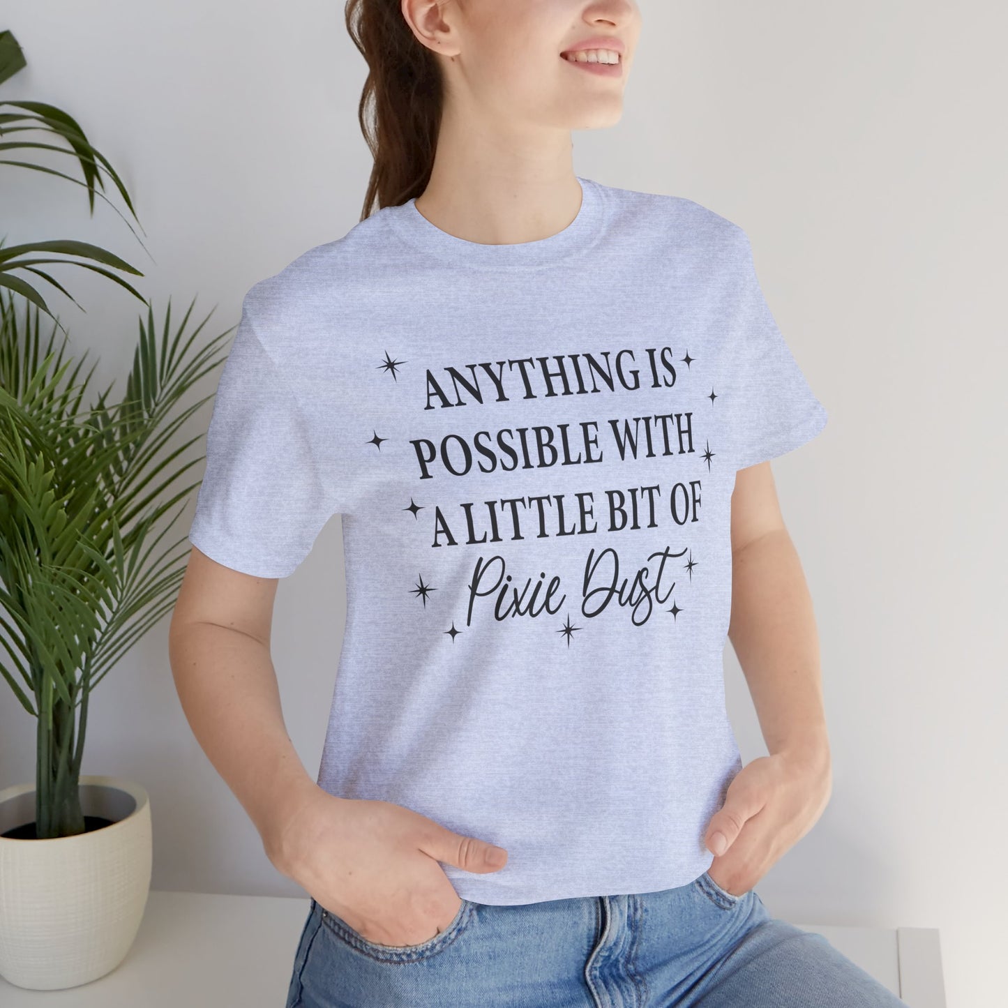 Magical Inspiration Tee, Unisex Shirt for Dreamers, Perfect Gift for Birthdays, Fairy Theme Tee, Positive Quote Apparel