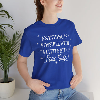 Magical Inspiration Tee, Unisex Shirt for Dreamers, Perfect Gift for Birthdays, Fairy Theme Tee, Positive Quote Apparel