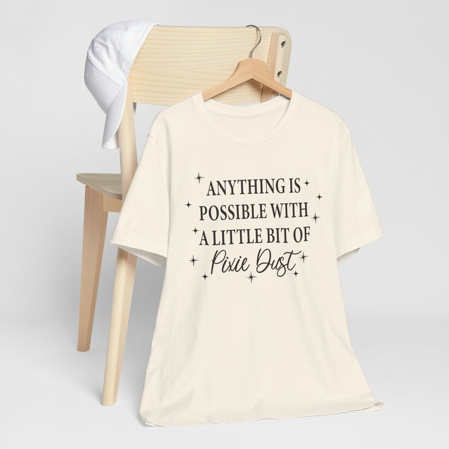 Magical Inspiration Tee, Unisex Shirt for Dreamers, Perfect Gift for Birthdays, Fairy Theme Tee, Positive Quote Apparel